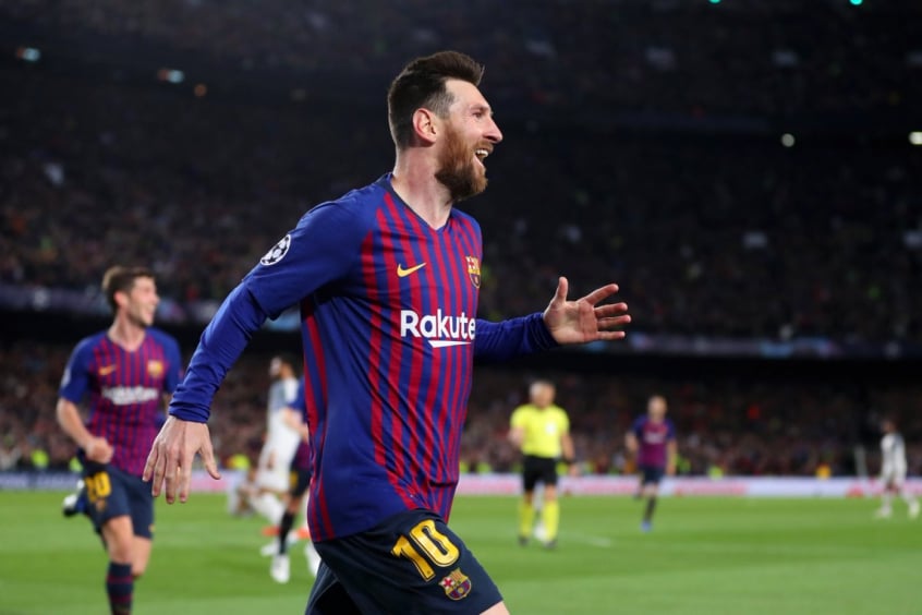 messi contra liverpool