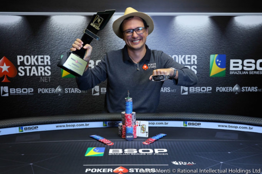 Guilherme Trevisan entra como o chip leader na mesa final do Main Event do BSOP Salvador