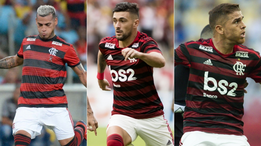 Montagem - Trauco, Arrascaeta e Cuellar