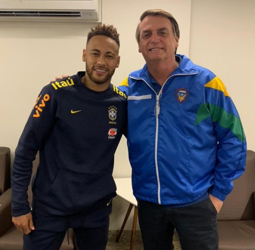 Jair Bolsonaro e Neymar