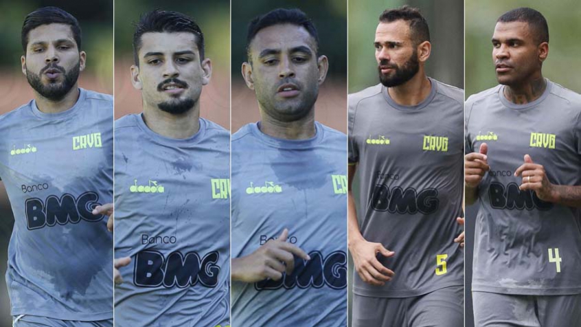 Montagem Henríquez, Ricardo, Werley, Castan e Breno