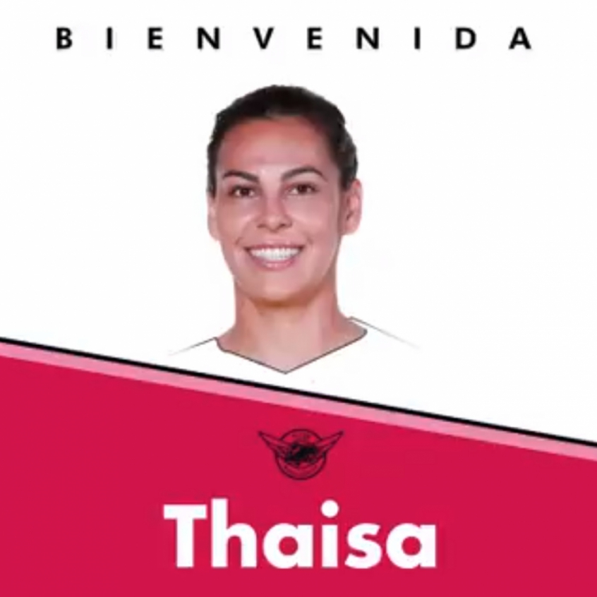 Thaisa é o novo reforço do Real Madrid/Tacón