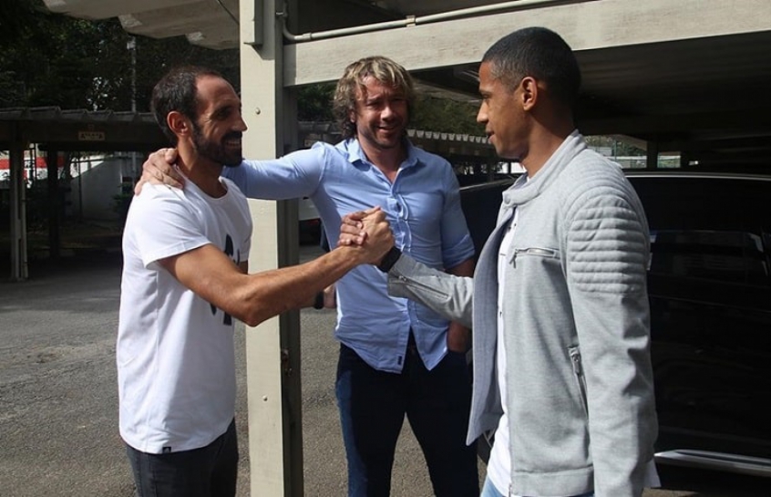 Juanfran, Lugano e Bruno Alves