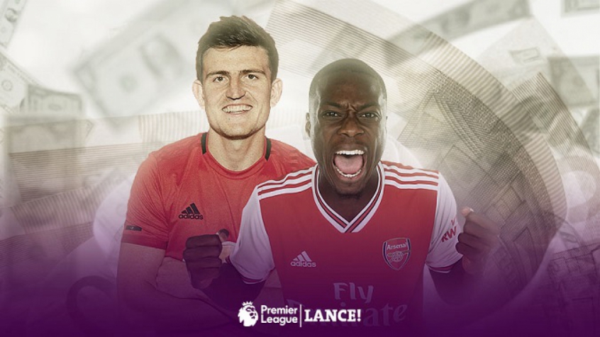 Montagem United e Arsenal