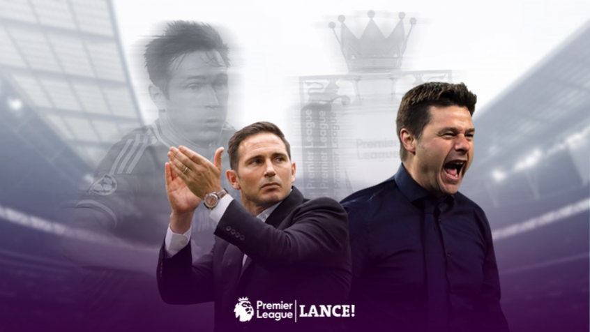 Montagem Lampard e Pochettino