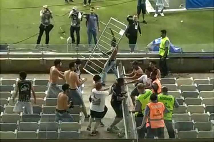 O Mineirão disse que a demanda inicial de seguranças era de 580, mas houve uma falta em massa principalmente para atender demandas do ENEM