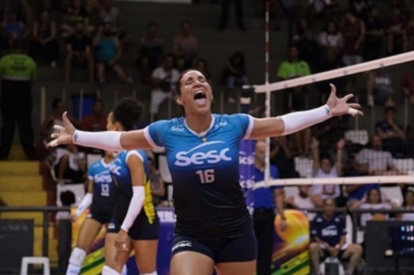 Tandara Brilha Em Conquista Do Sesc Na Copa Brasil De Volei Lance