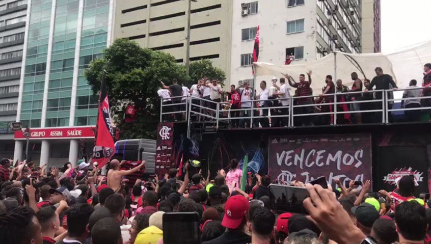 Flamengo divulga informações sobre festa nas ruas do Rio para comemorar o título da Libertadores