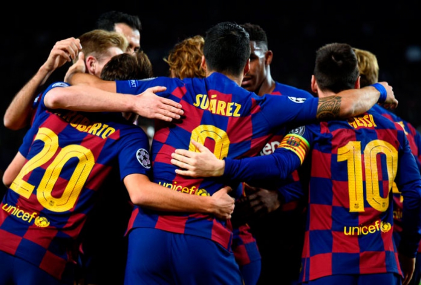 Barcelona x Borussia Dortmund - Comemoração