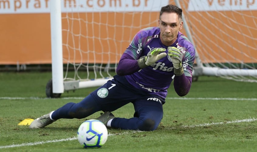 Fernando Prass dará entrevista de despedida do Palmeiras na terça
