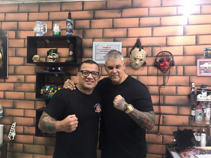 Júnior Motta e Iron Man Tomaz estarão juntos na Arnold Classic (Foto: Reprodução)