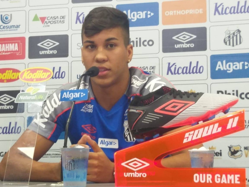 Kaio revela ansiedade antes de primeiro gol pelo Santos LANCE!
