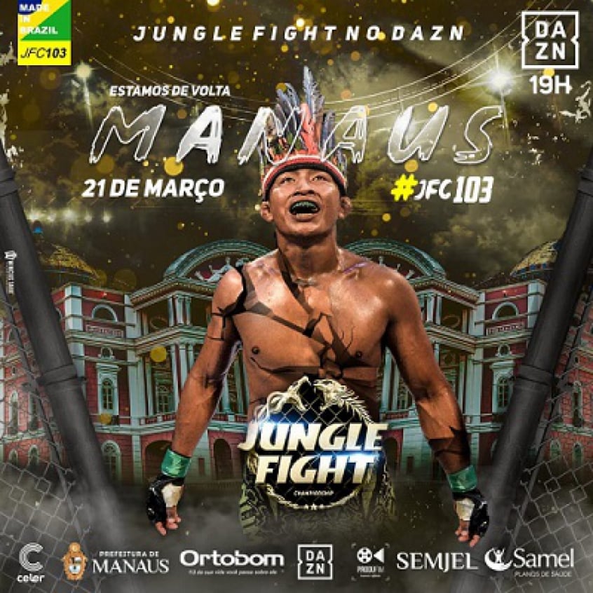 Com disputas de cinturão, Jungle Fight No DAZN retorna a Manaus