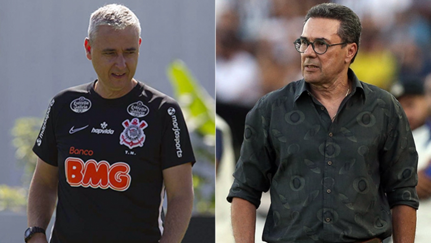 Montagem - Tiago Nunes e Vanderlei Luxemburgo