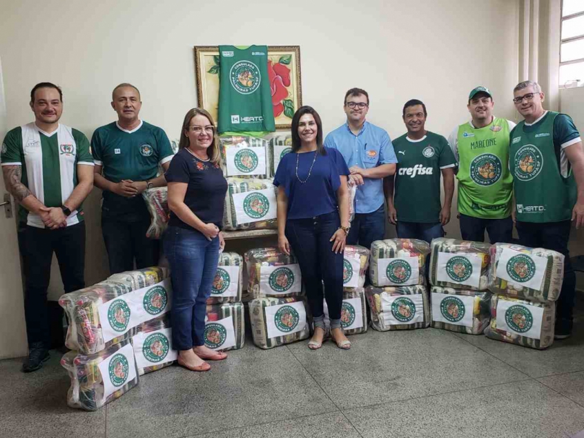 Consulados do Palmeiras arrecadam mais de 10 toneladas de alimentos; confira