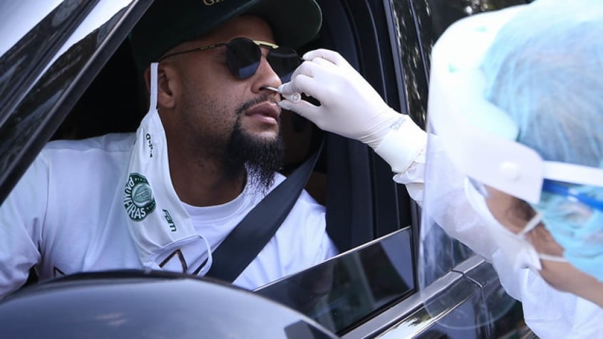 Com pandemia no auge, Palmeiras reforça medidas de prevenção entre elenco