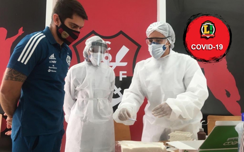 Atleta do Fla é diagnosticado com Covid-19 e é afastado da final