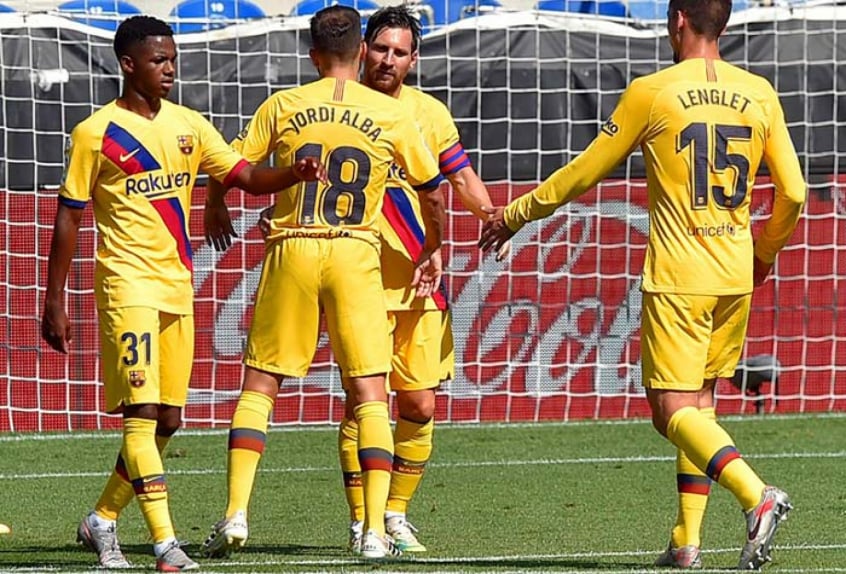 Alavés x Barcelona - Comemoração
