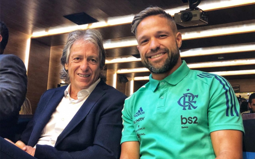 Jorge Jesus é diferente? Diego revela bastidores e conversas com ex-técnico do Fla em título da Libertadores