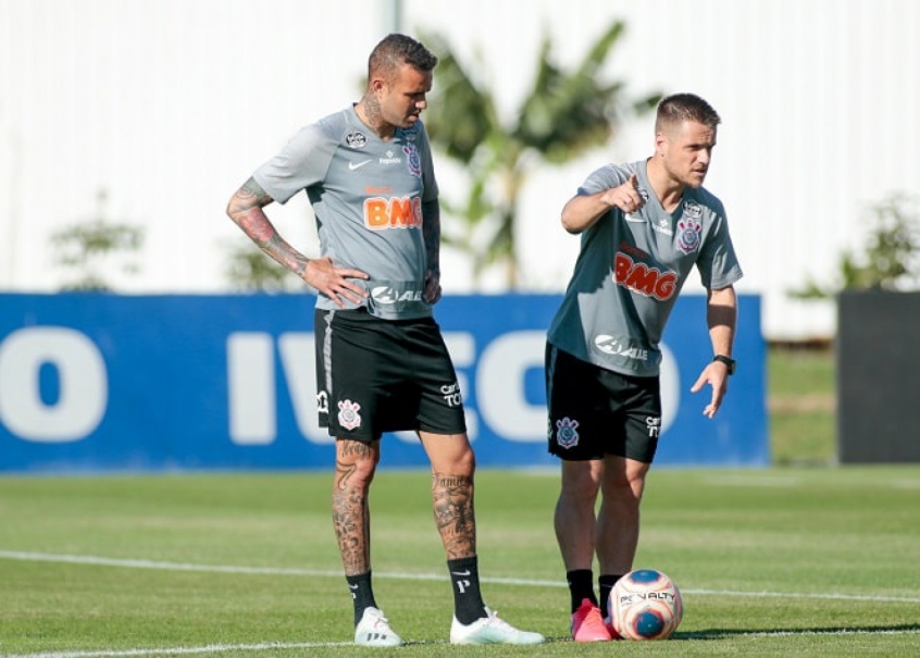 Luan e Ramiro - Treino Corinthians