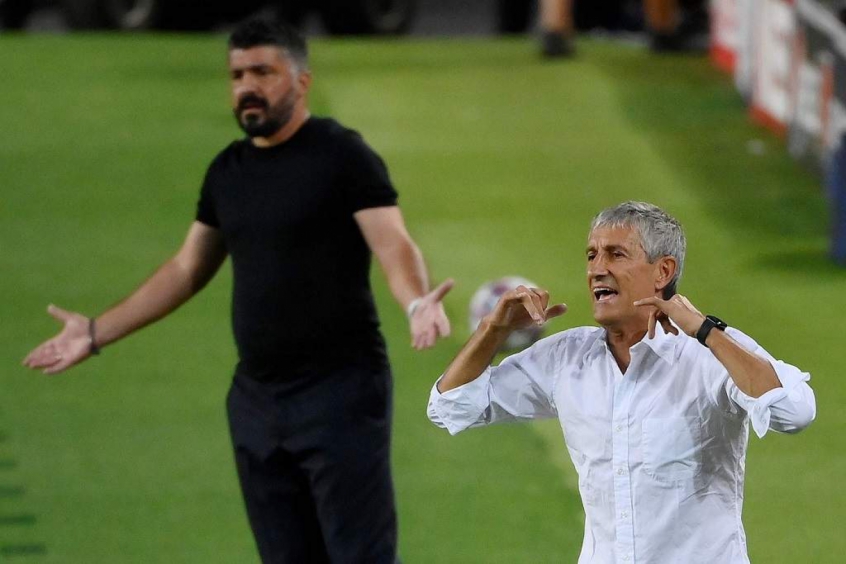 Quique Setién - Barcelona x Napoli
