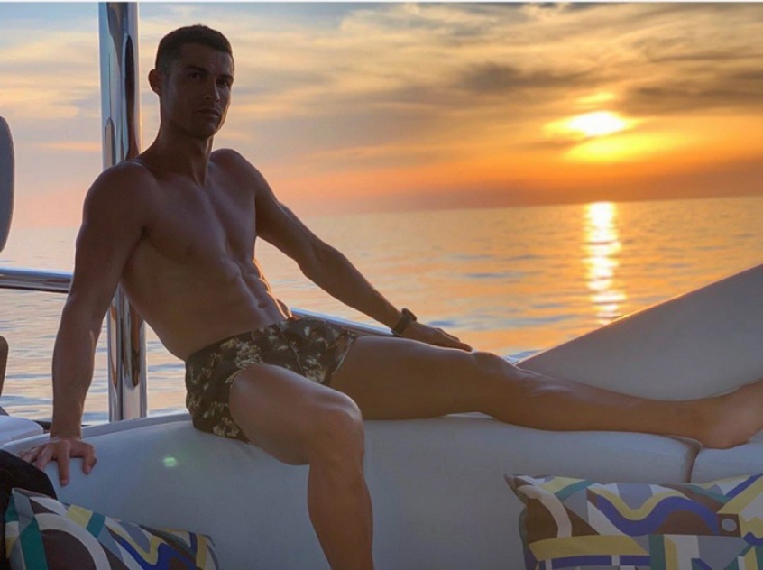 Cristiano Ronaldo de férias