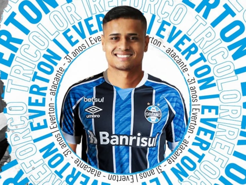 Anunciado pelo Grêmio contrato de Everton vai até dezembro de 2022