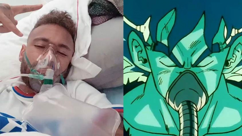 Neymar aparece em processo de recuperação e web compara foto com anime 'Dragon Ball Z' | LANCE! Neymar aparece em processo de recuperação e web compara foto com anime 'Dragon Ball Z' | LANCE!