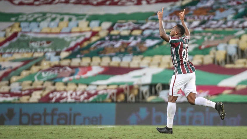 Comemoração Digão - Fluminense x Flamengo