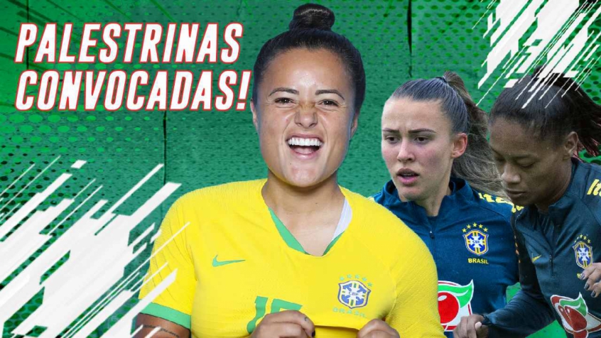 Seleção Brasileira se apresenta com atletas do Palmeiras