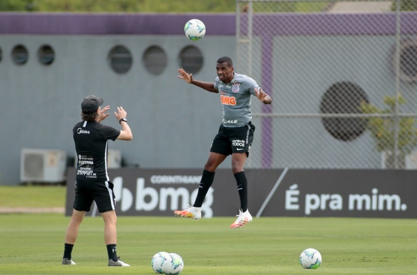 Marllon - Treino Corinthians