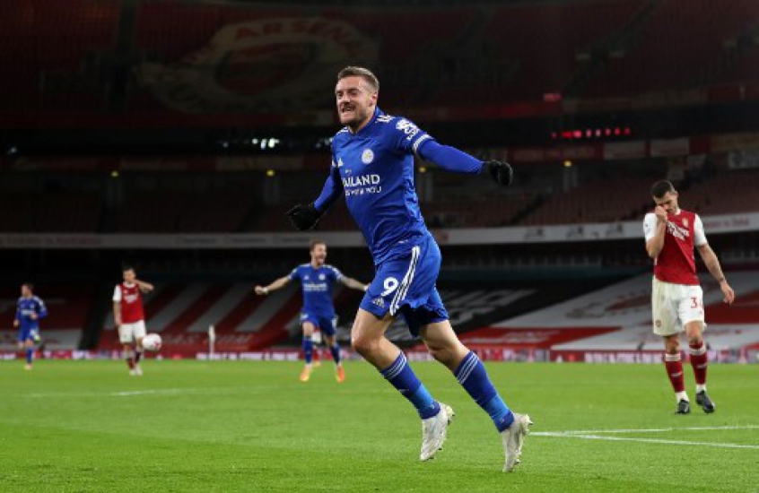 Vardy - Leicester x Arsenal