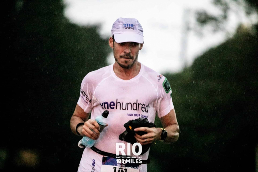 João Andrade, o UltraCEO da One Hundred®, percorreu os 160,9km entre Barra Mansa e Petrópolis, em 19h24m, tempo que deve ser superado pelos ultramaratonistas da FKT Rio One Hundred® Caminho do Imperador. (Matias Novo/Divulgação)