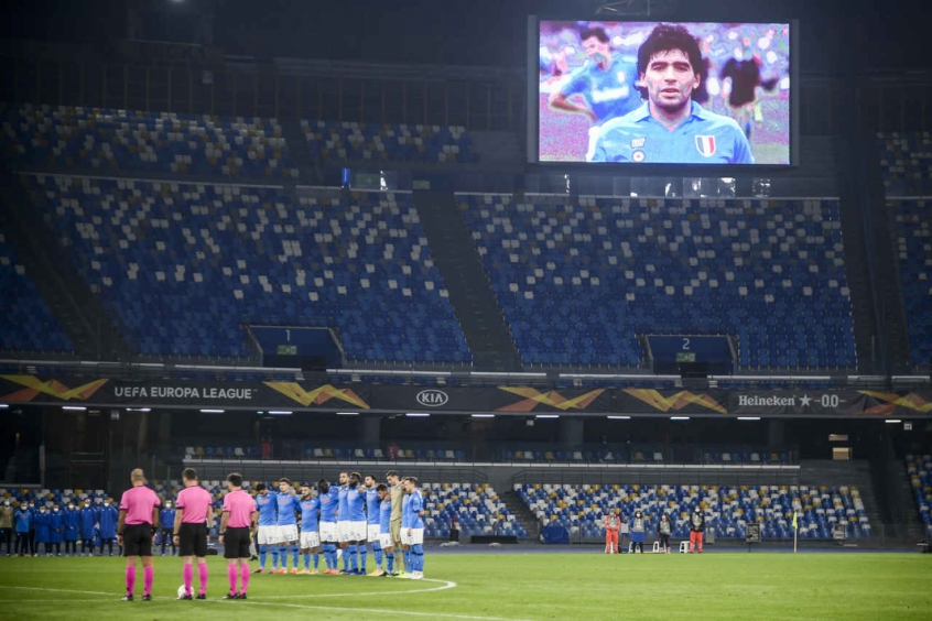 Napoli x Rijeka - Homenagem a Maradona