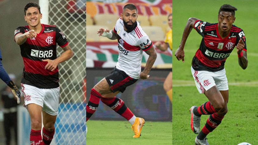 Flamengo deve voltar a ter trio de luxo após dois meses e meio