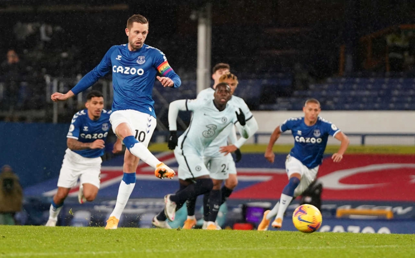 Everton x Chelsea - Sigurdsson
