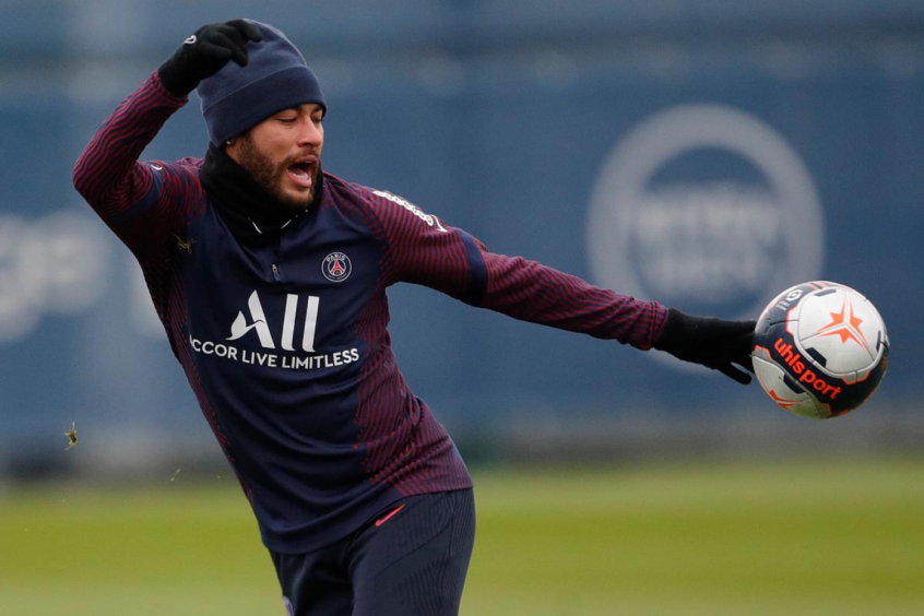Neymar - PSG - Treino