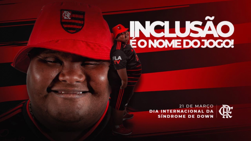 No Dia Internacional da Síndrome de Down, Fla faz homenagem a torcedor ilustre