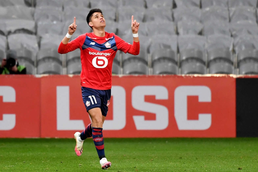 Lille x Montpellier - Luiz Araújo