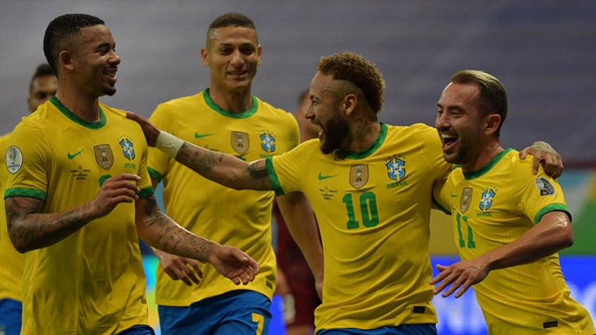 Sem tomar sustos, Brasil bate a Venezuela com gols de Marquinhos, Neymar e  Gabigol pela Copa América | LANCE!