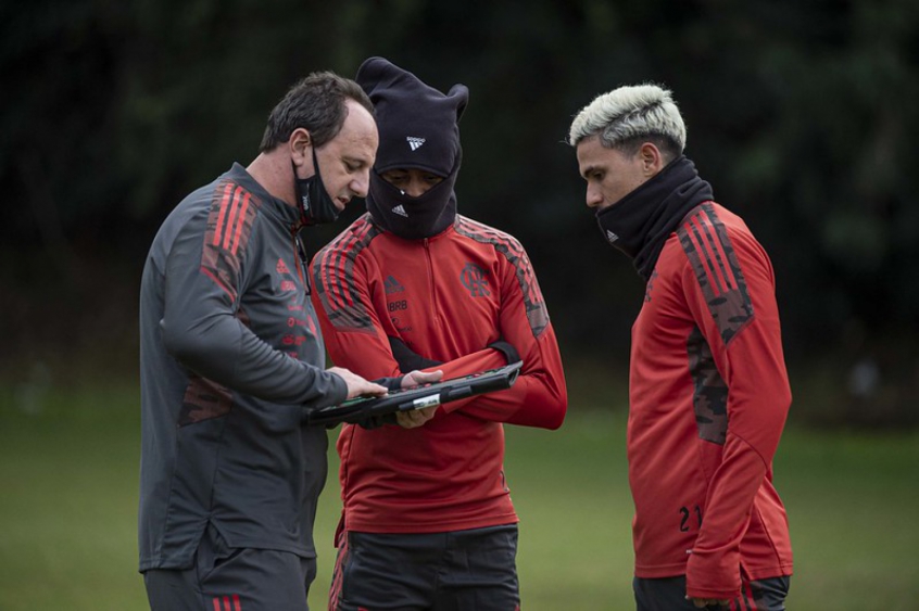 Treino do Flamengo - Caxias