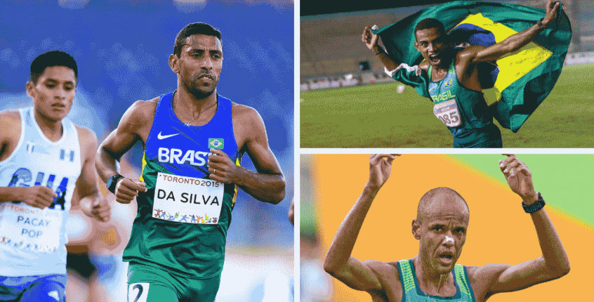 Os três maratonistas do Brasil nas Olimpíadas de Tóquio. (Fotos de Wagner Carmo:CBAt:Divulgação)