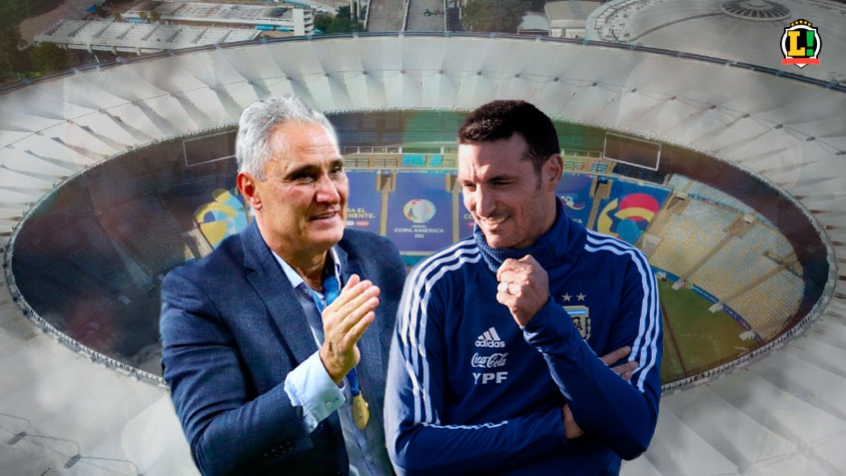 Tite e Lionel Scaloni