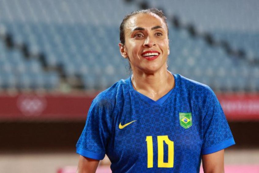 Brasil x Holanda Futebol Feminino - Marta