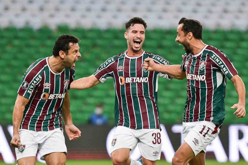 Fluminense x Cerro Porteño - Fred, Martinelli e Nene