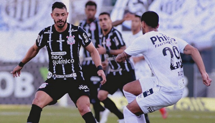 Var Entra Em Acao E Classico Entre Santos E Corinthians Termina Sem Gols Na Vila Belmiro Lance