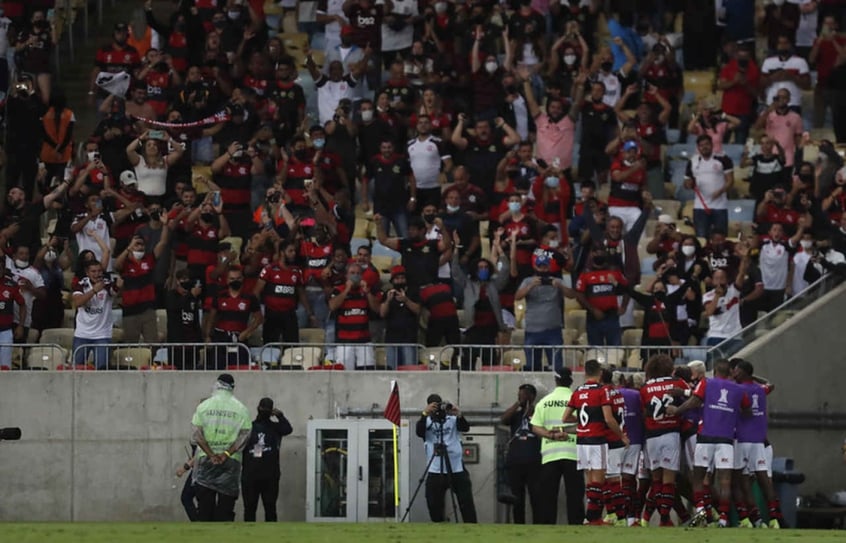 Flamengo x Barcelona - Torcida e time