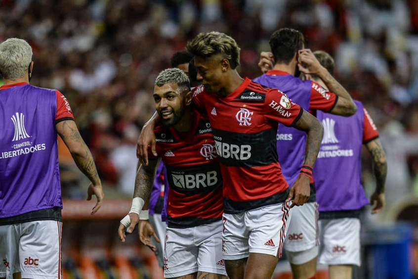 Gabigol e Bruno Henrique - Flamengo x Barcelona