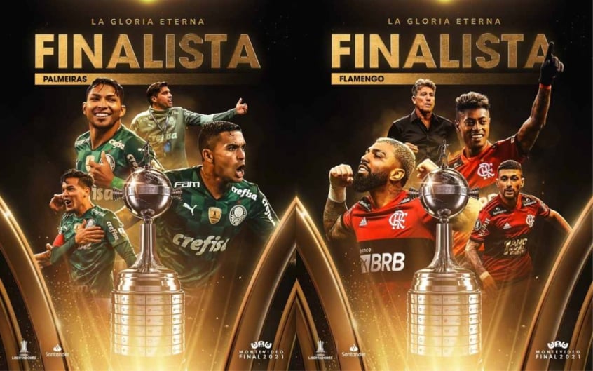 Veja como estão Flamengo e Palmeiras a um mês da decisão da Libertadores