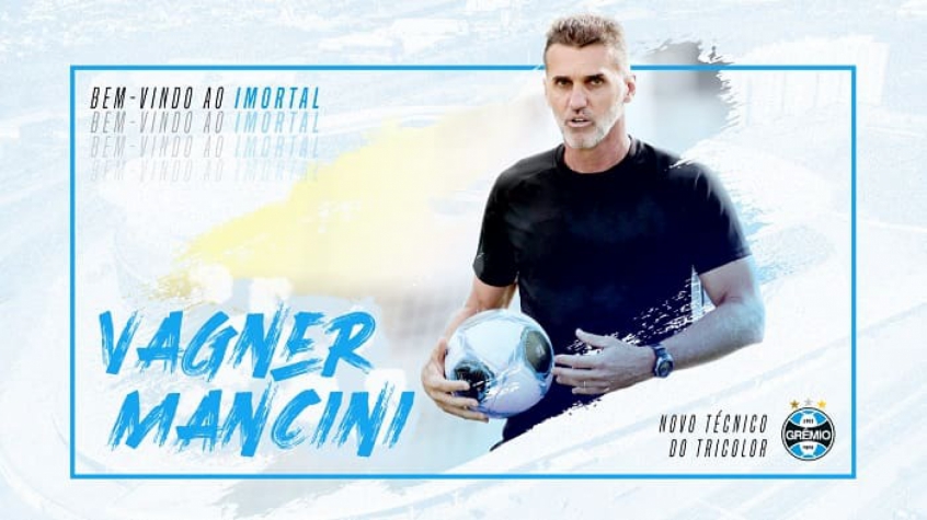 Anúncio oficial de Vagner Mancini no Grêmio